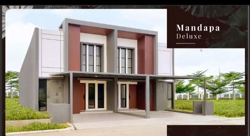 Rumah 2 lantai Darmawangsa Residence dengan kolam renang dalan cluster