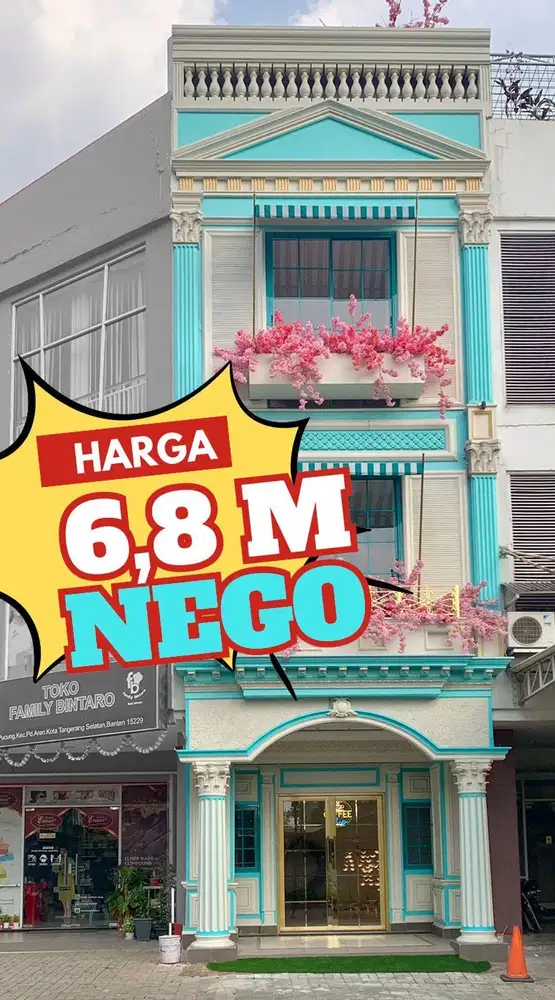 Ruko Bagus 3 Lantai + Rooftop Di Pondok Aren Tangerang