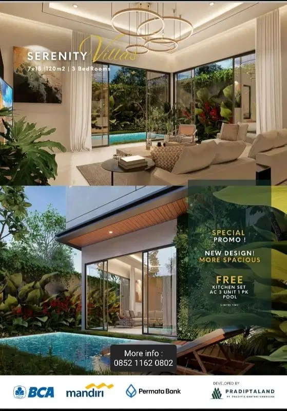 Rumah 2 lantai di Sanur Bali Villa Bale Dame the sanctuary of harmonil