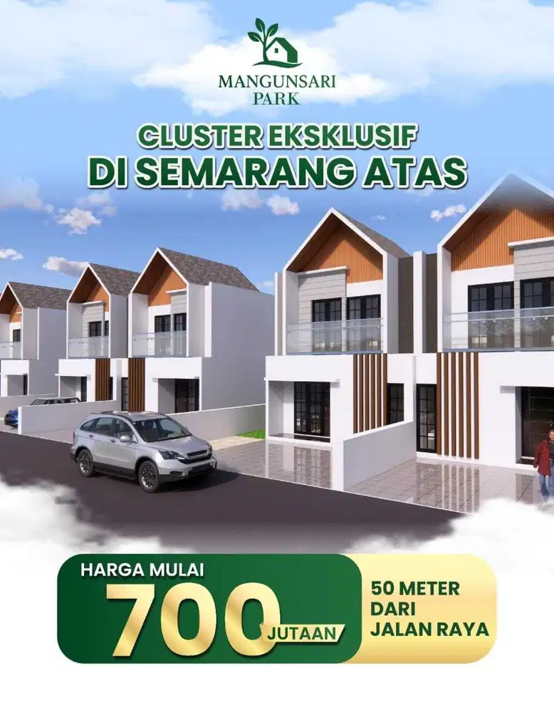 Mangunsari Park Cluster Eklusif Modern dekat Kampus UNNES Gunungpati