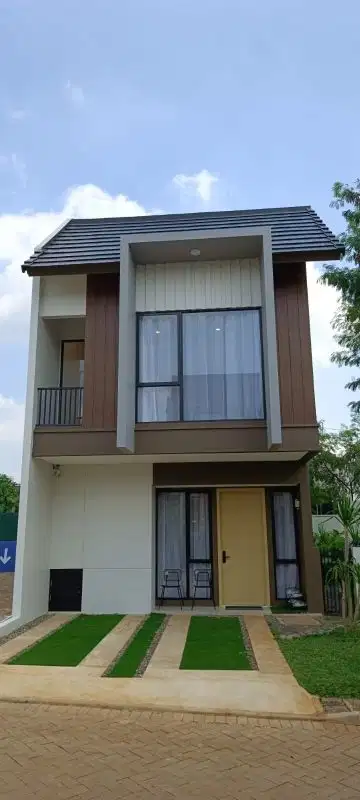 Rumah 2 lantai Aksara homes Ciputat free DP dan cashback uang tunai