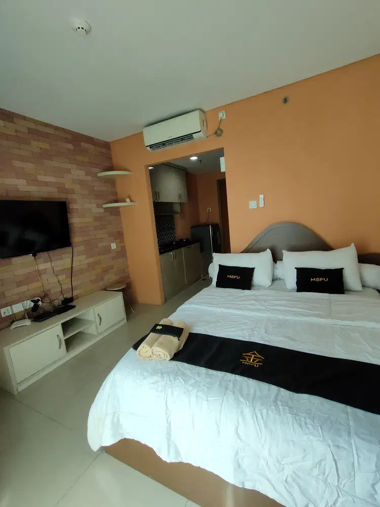 Disewakan Unit Studio lantai 6 view swimming pool