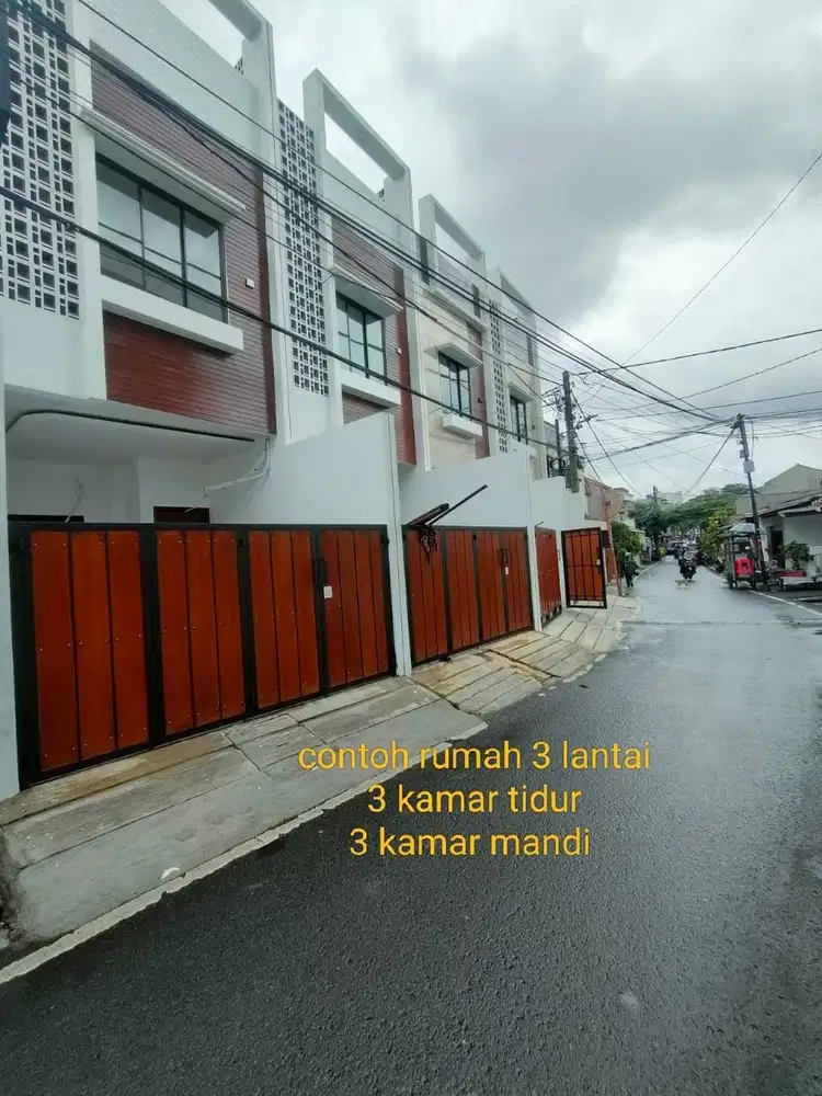 Di jual rumah cluster dalam komplek Johar Baru Jakarta pusat