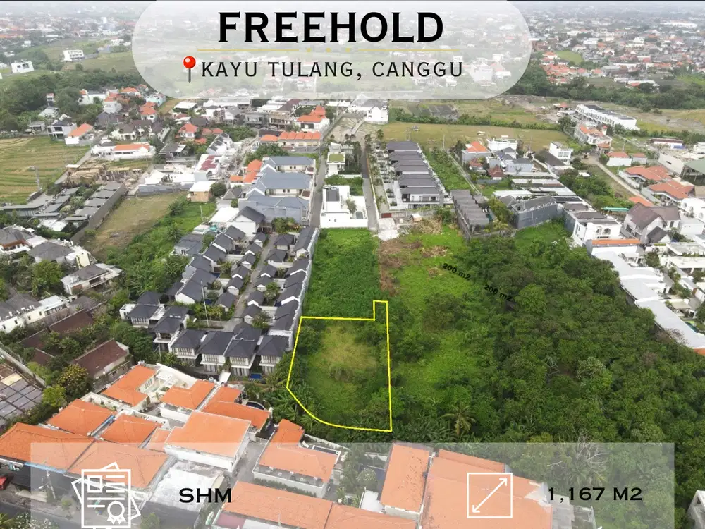 Dijual Tanah Kavling di Kayu Tulang Selatan, Canggu