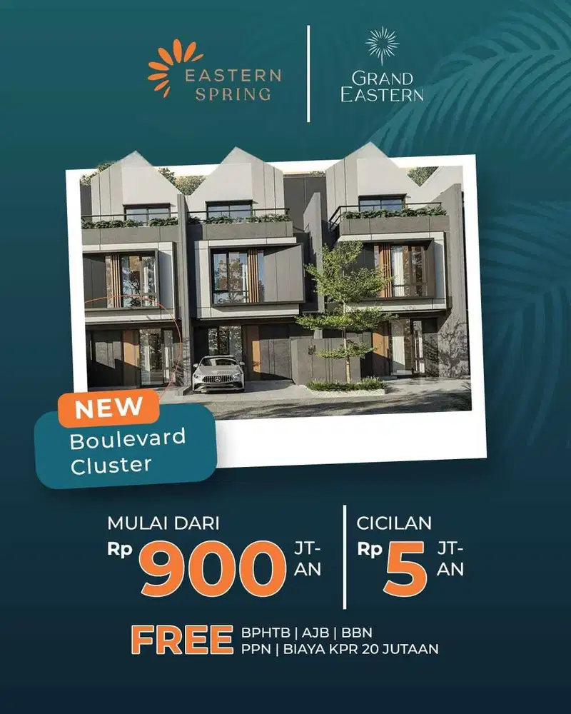 RUMAH TANPA DP SURABAYA GRAND ESTERN KEPUTIH SUKOLILO
