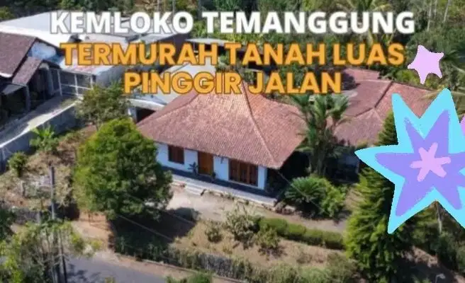 RUMAH KLASIK TERMURAH 2360M² DI TEMANGGUNG VIEW GUNUNG