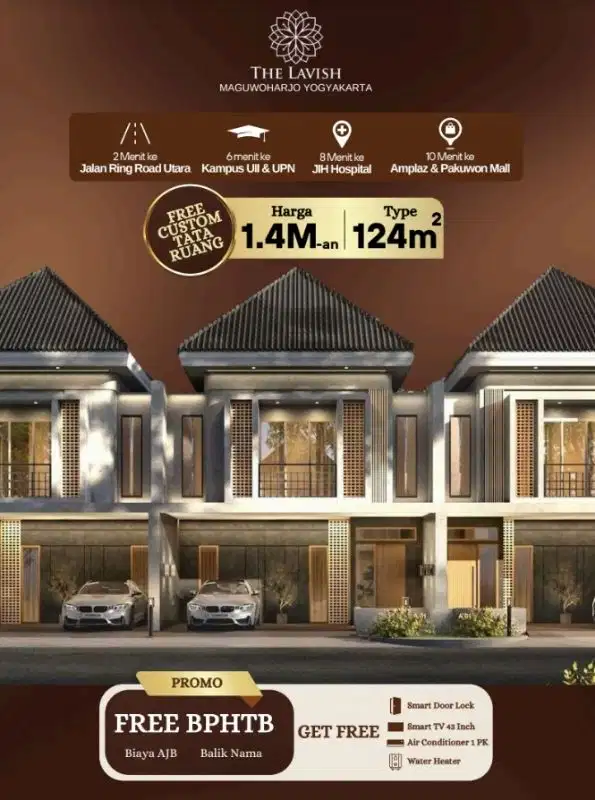 RUMAH MEWAH PESAN BANGUN TERMURAH STRATEGIS DI MAGUWOHARJO