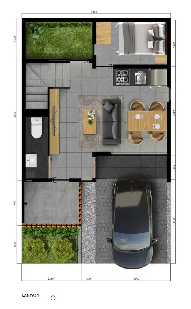 Rumah Cantik Terrahaus Townhouse Bintaro