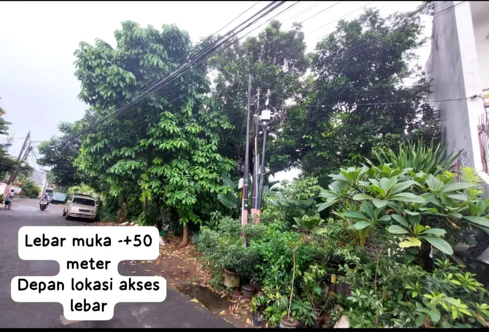 Dijual cepat 60% dari nilai njop tanah