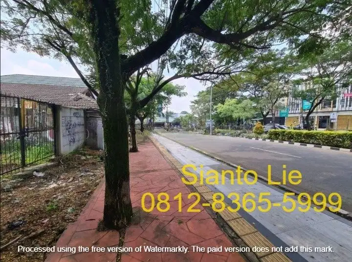 DIJUAL CEPAT TANAH PINGGIR JALAN CIATER BSD CITY LOKASI STRATEGIS