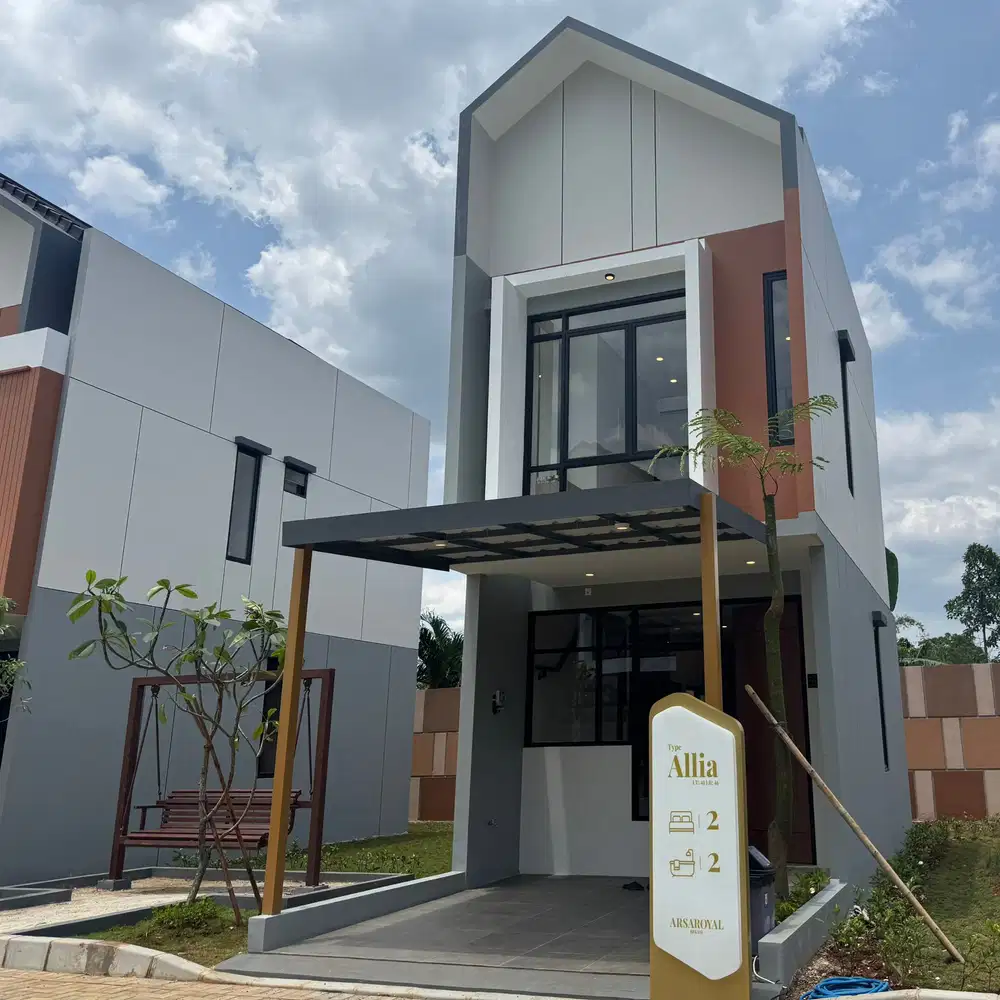 Rumah 2 Lantai Arsaroyal Strategis 10 Menit Tol Jatikarya