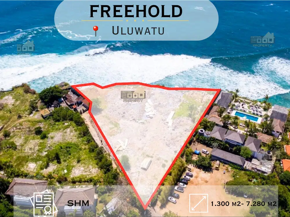 Cliff-Front Freehold Land Uluwatu, Perfect for Villas & Resorts