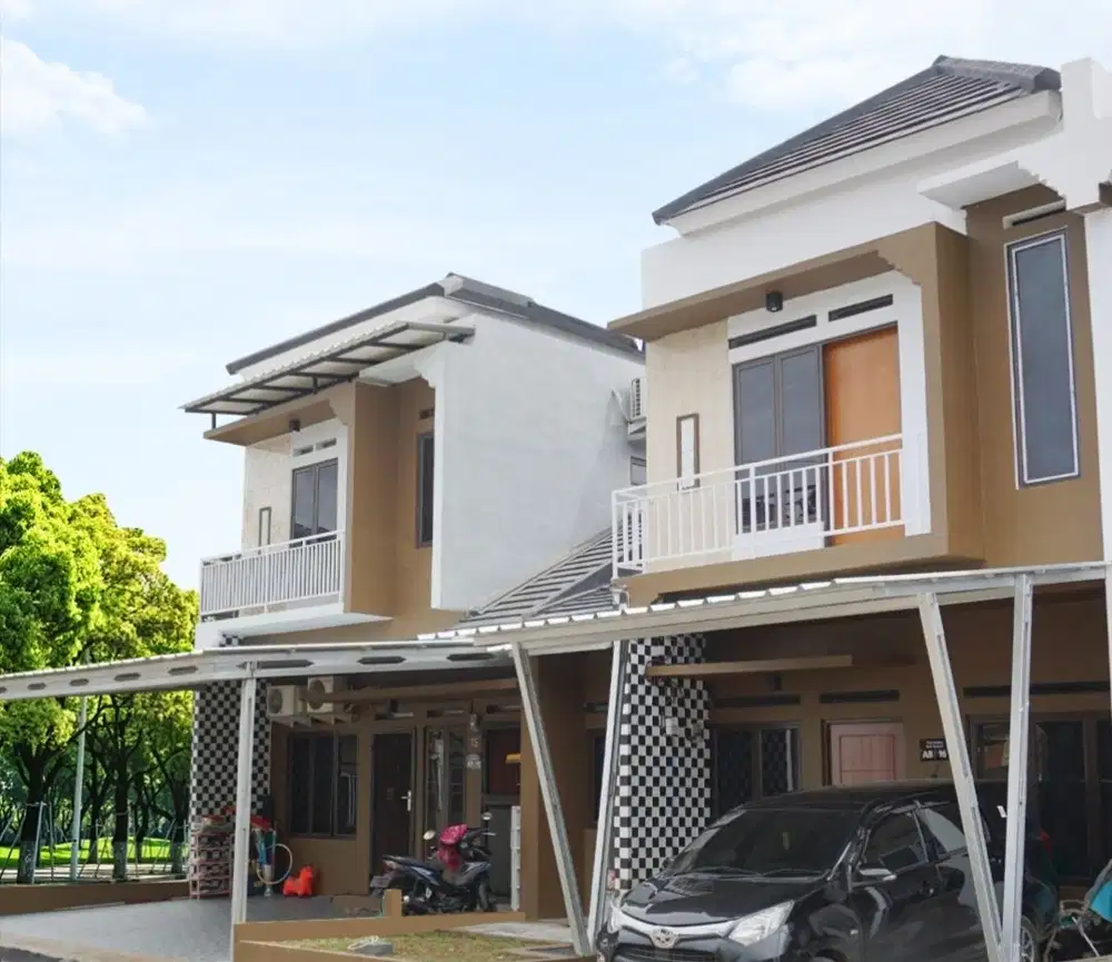 2 Lantai murah perumahan Green Bali risort Pd Rajek Cibinong