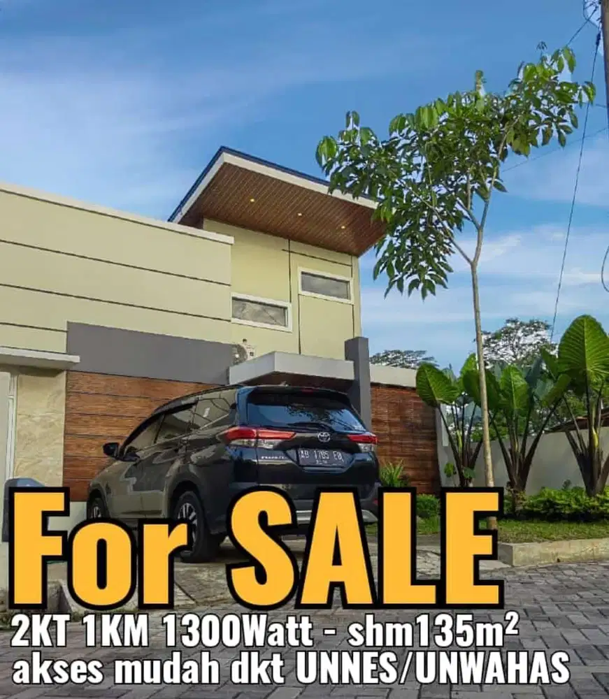 Stok Terakhir Rumah Siap Huni Cluster Puntan Raya Gunungpati