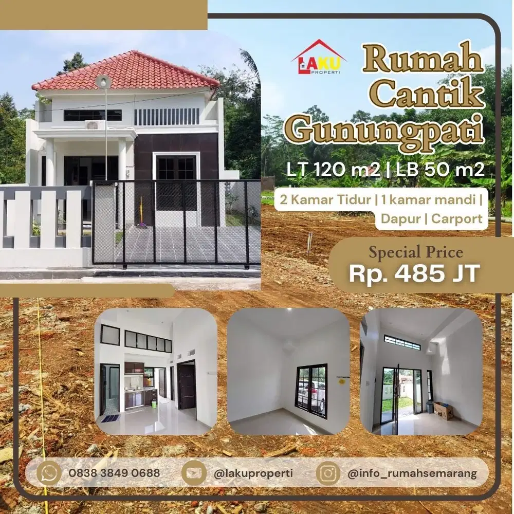 Segera Miliki Rumah Canti Dekat Jalan Raya Gunungpati