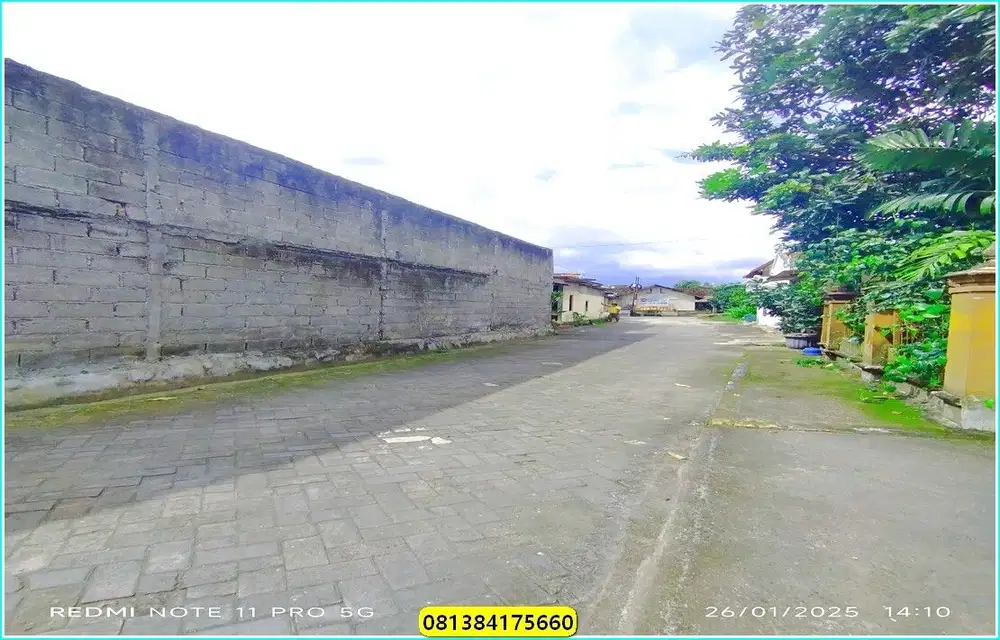 JUAL BU, Tanah Bonus Rumah Lama,Area Banteng Kaliurang UTARA UGM JOGJA