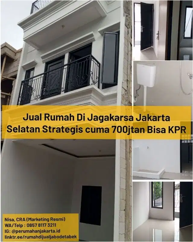 Rumah Di Jagakarsa Jaksel Dekat Jl M Kahfi Dekat Stasiun UI