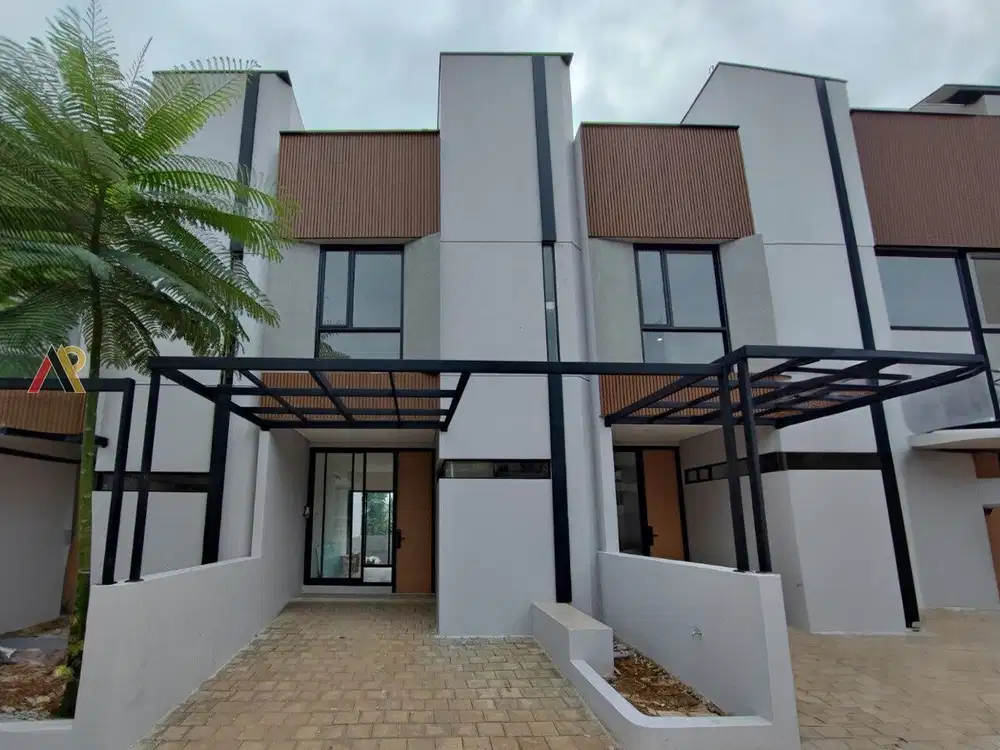 Rumah Ala Villa 2,5 Lantai Rooftop Harga Murah Free Biaya2 Limo Depok