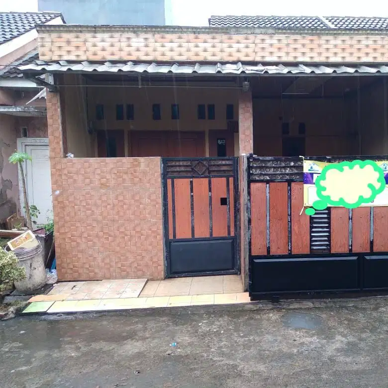 jual rumah lokasi dekat metland cibitung akses jalan utama