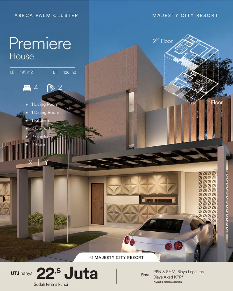 JUAL RUMAH 4 KAMAR TIDUR DI MADIUN - TYPE PREMIERE