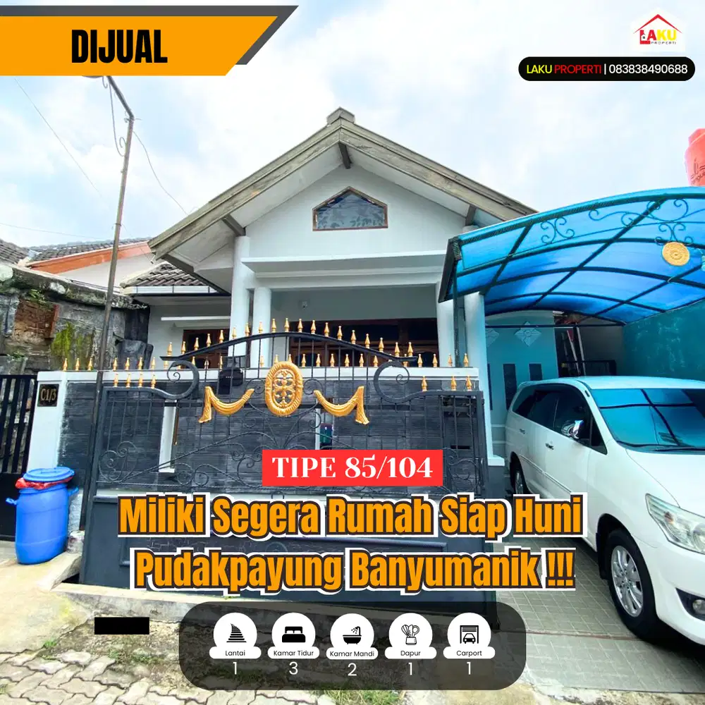 Rumah Siap Huni SHM Ready Dekat Kantor BPKRI Banyumanik