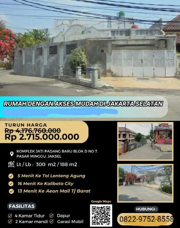 jual murah rumah melalui lelang negara