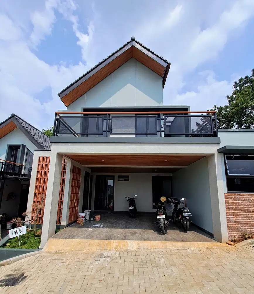 Dijual Rumah Gaya Jepang Modern Dekat Toll Deasari Sawangan