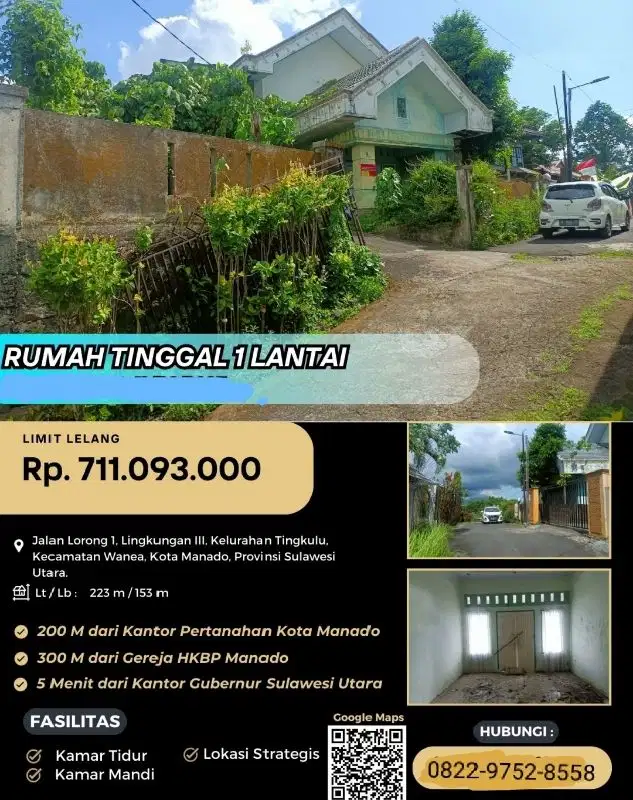 jual murah rumah melalui lelang negara