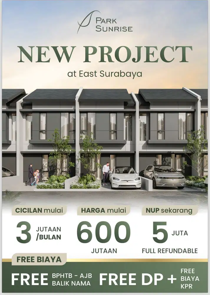 RUMAH MURAH SURABAYA PARK SUNRISE WONOREJO SELATAN