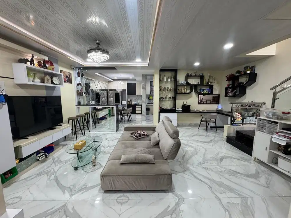 DIJUAL RUMAH GANDENG 2 JADI 1 ORCHARD PARK FURNISHED