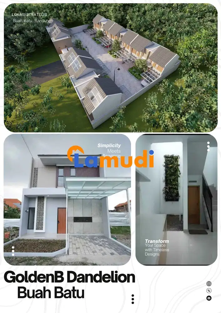 Rumah 2 lantai, buah batu paling murah cash dan kpr