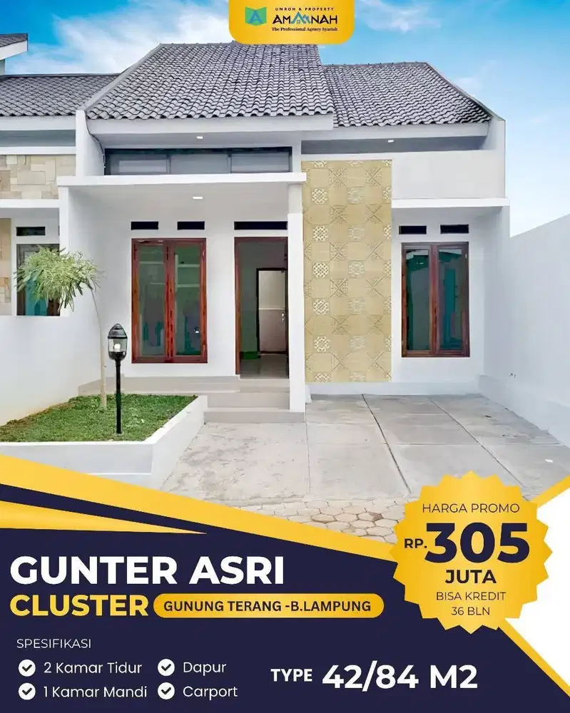 RUMAH MURAH DI PRAMUKA GG VANILI BISA KREDIT TANPA BUNGA