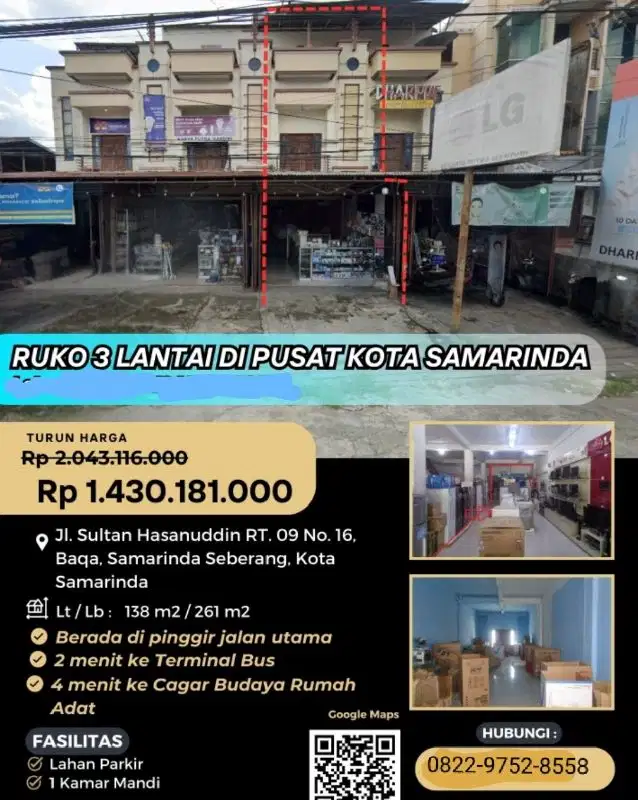 jual murah ruko
