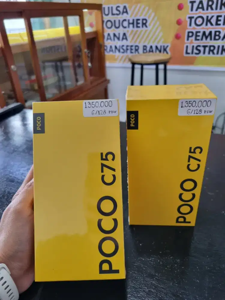 POCO C75 6/128 GARANSI RESMI BARU SEGEL