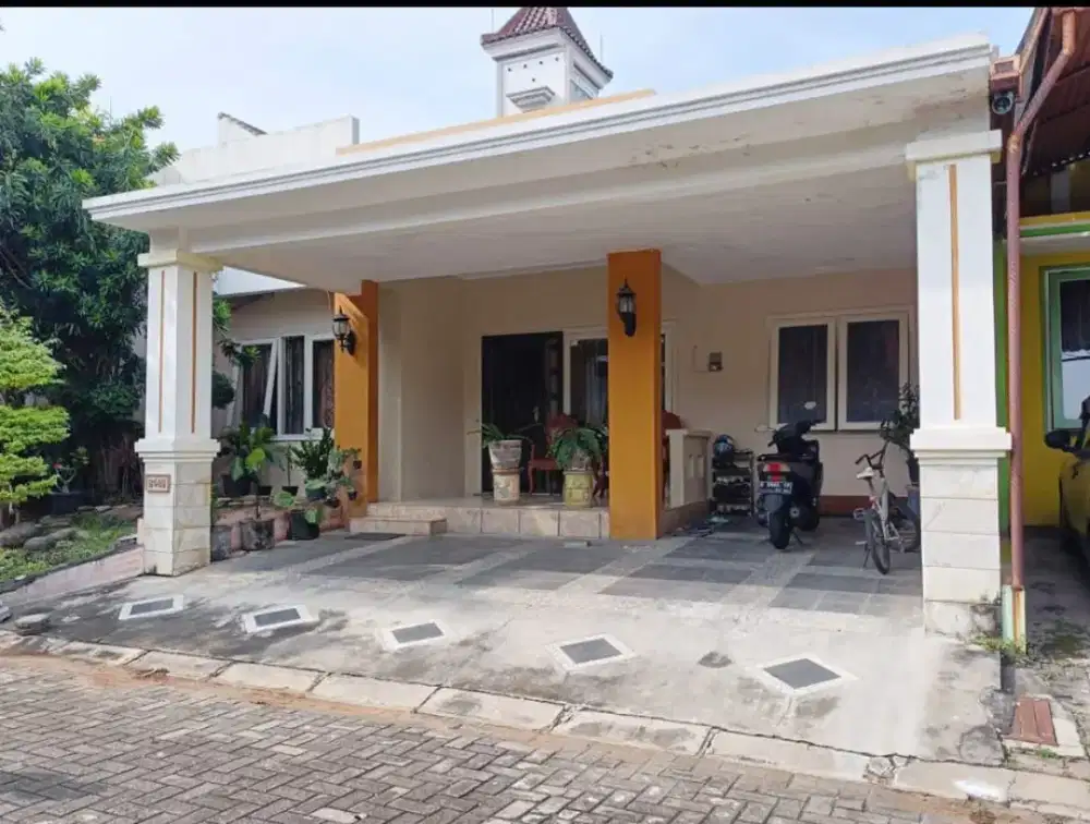 Murah dijual rumah siap huni di gardenia fasum kolam renang