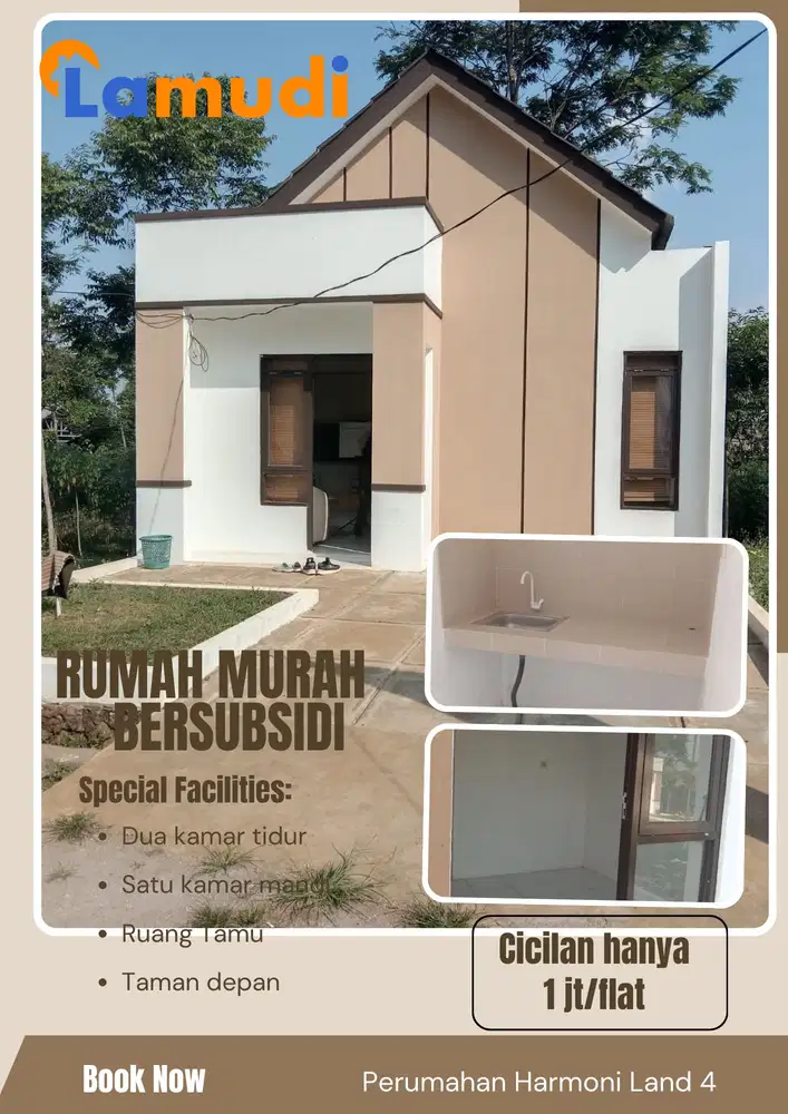 Hunian subsidi rasa komersial cicilan flat 1 jt