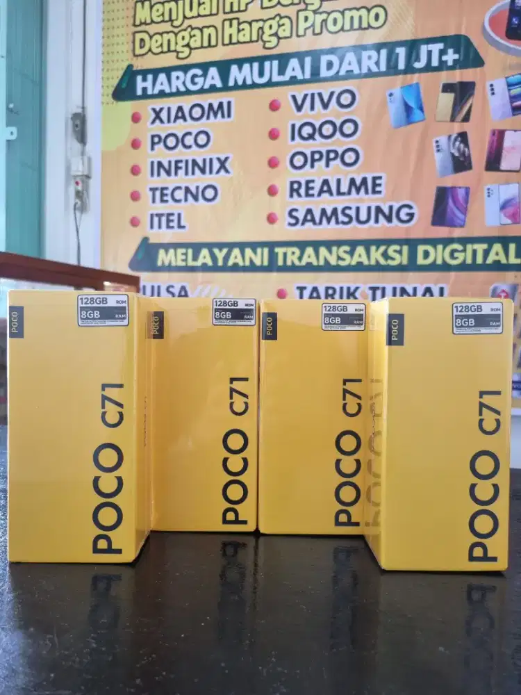 POCO C71 4/128 GARANSI RESMI BARU SEGEL