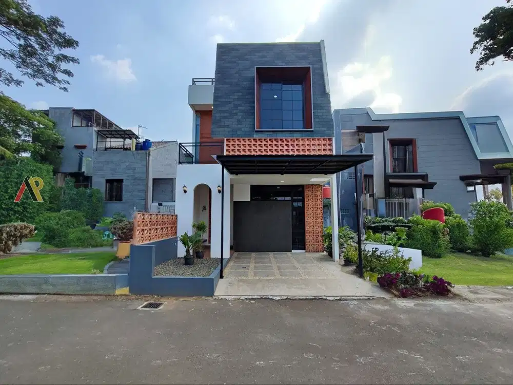 Rumah Tropis 2 Setengah Lantai Dekat Pintu Tol Cibubur Cimanggis Depok