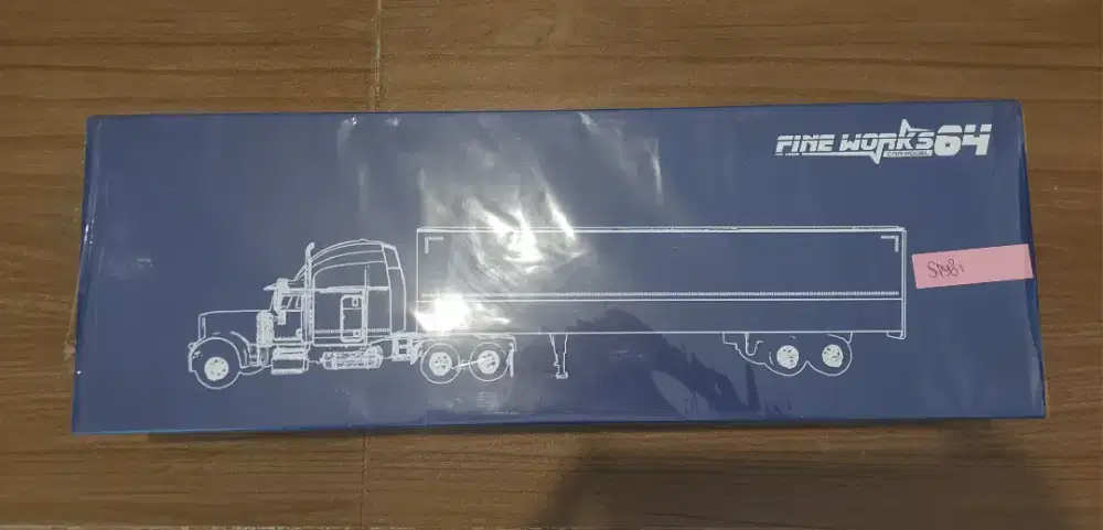 Diecast Fine Work Trailer peter bilt Hoonigan Pink Rare