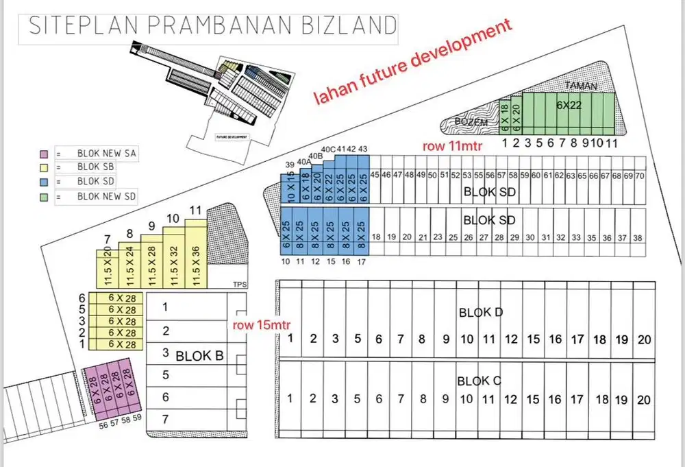 Jual atau sewa gudang di Prambanan bizland gresik dekat Surabaya