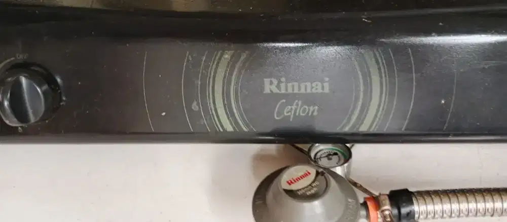 Kompor Rinnai Teflon +Selang Gas