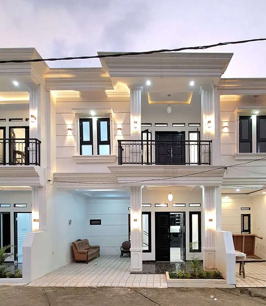 Dijual Rumah Classic Modern Free BPHTB Dekat Stasiun Depok Baru