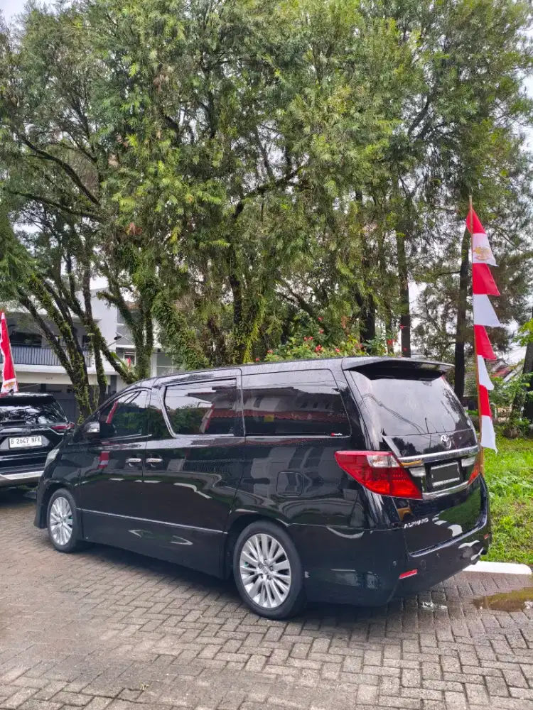 Alphard SC Audioless 2014 hitam (upgraded)
