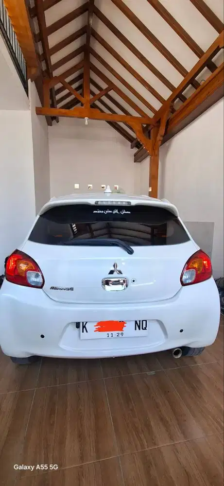 Mitsubisi mirage exceed matic seri tertinggi warna putih