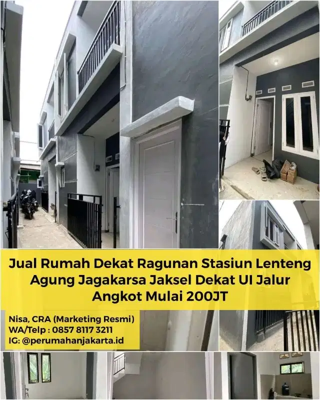 Rumah Di Jagakarsa Jaksel Dekat Ragunan Jalur Angkot Kebagusan