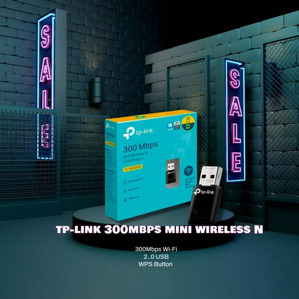JUAL TP LINK 300MBPS MINI WIRELES N