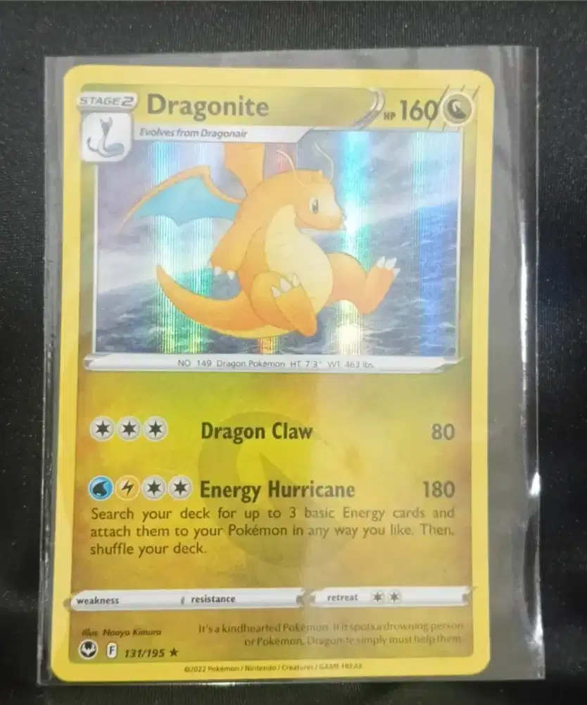 Kartu Pokemon Dragonite reverse Holo Original