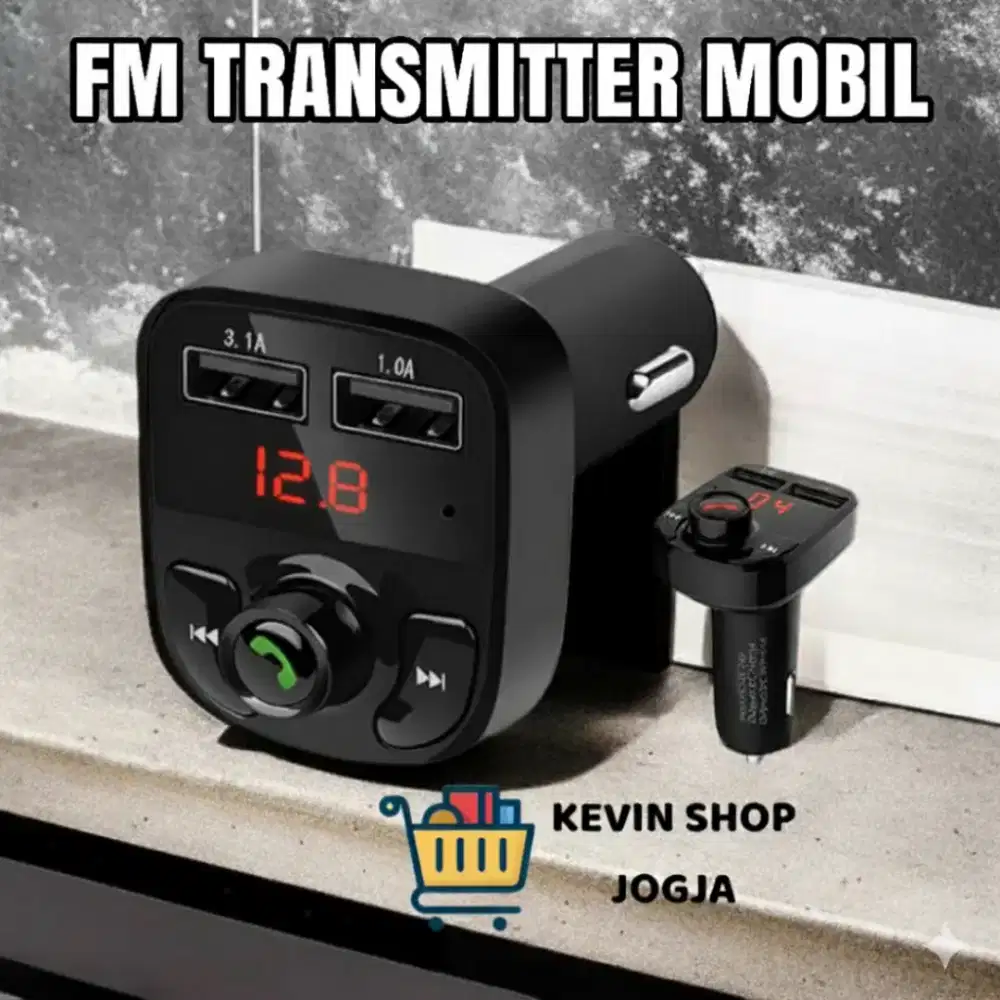 BLUETOOTH FM TRANSMITTER NEW 12v