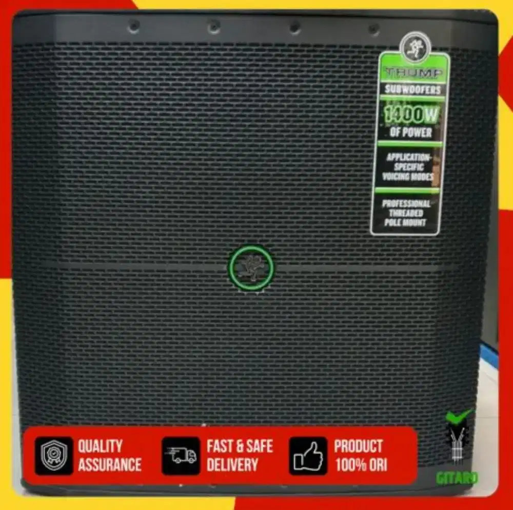 Subwoofer aktif mackie thump 118s 18 inch original  garansi resmi baru