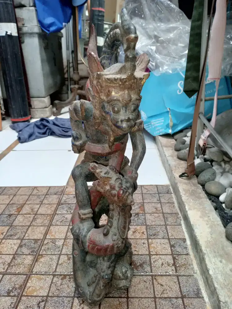 Patung ukir Hanoman original Bali